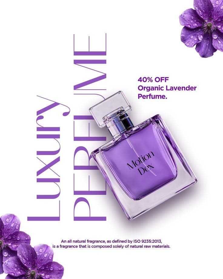 Luxury Perfume Advertising Design project image