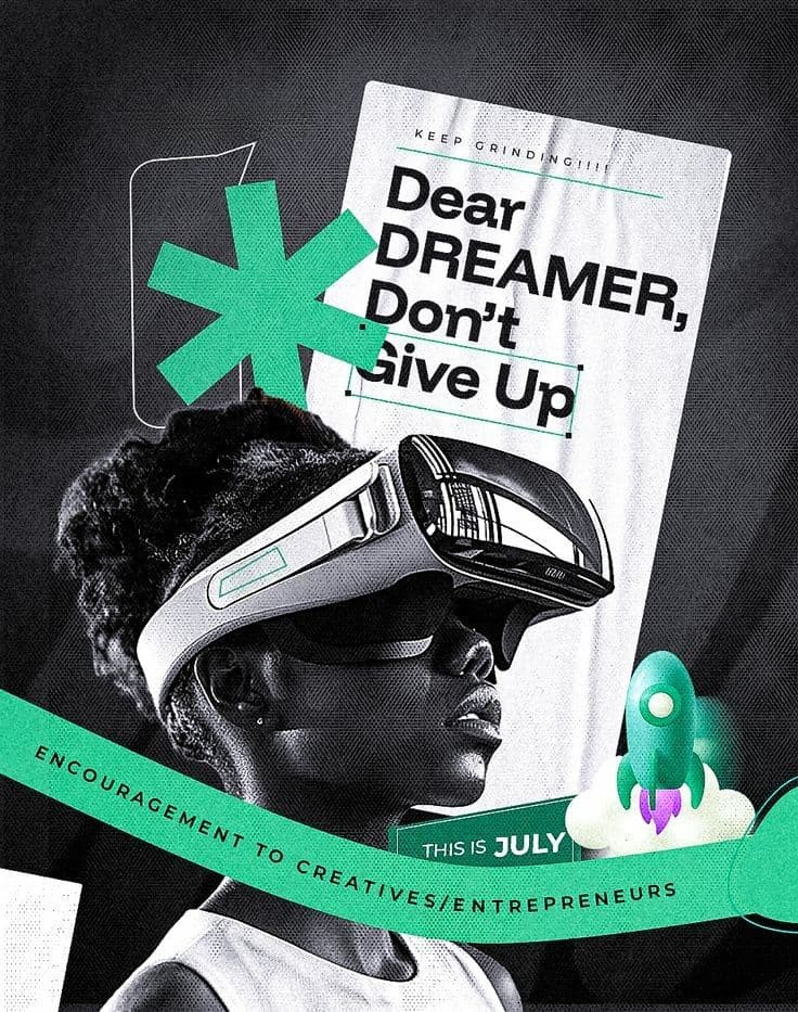 Motivational Poster Design for Creatives project image