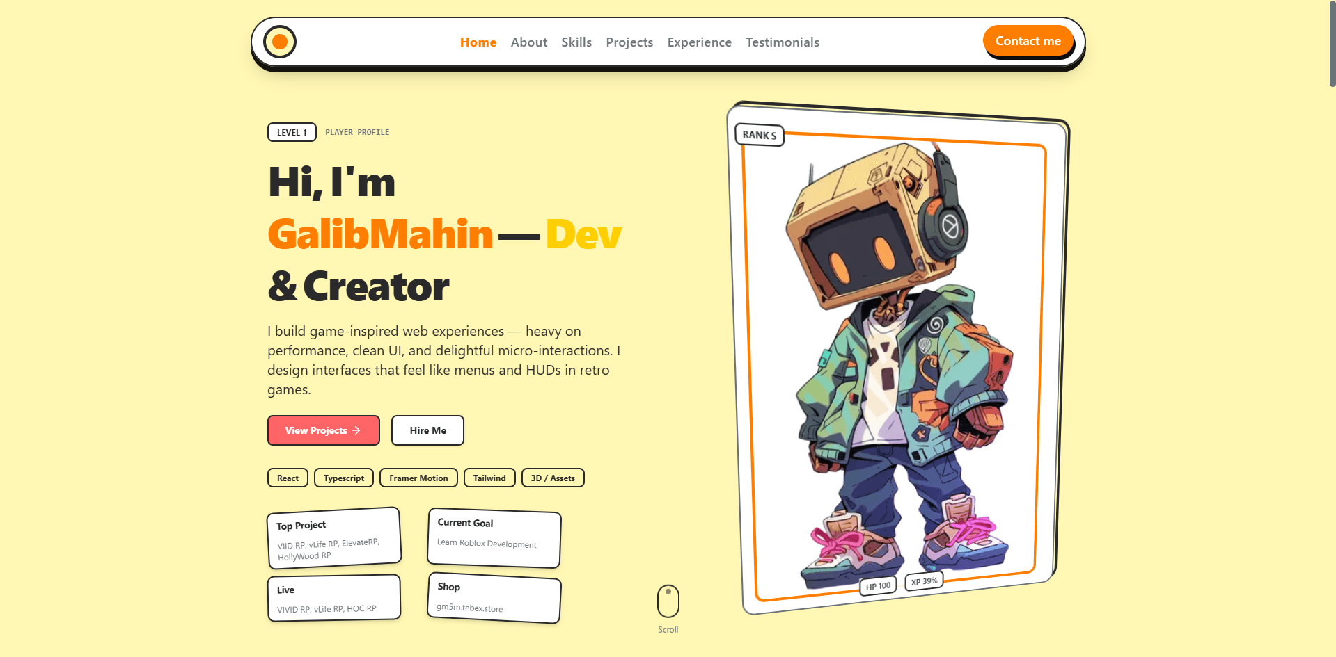 GM Portfolio project image