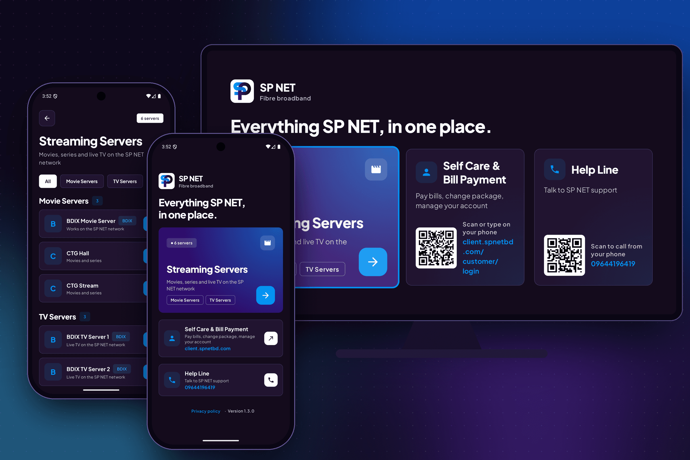 SP NET Android & Android TV App project image